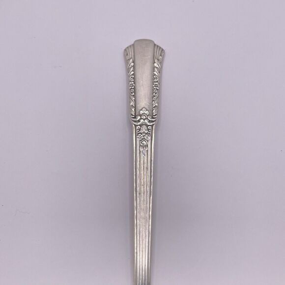 Wm Rogers TREASURE Silverplate 7 1/2" 7.5 Lot (2) Soup Spoon Silverware Overlaid - Picture 2 of 7